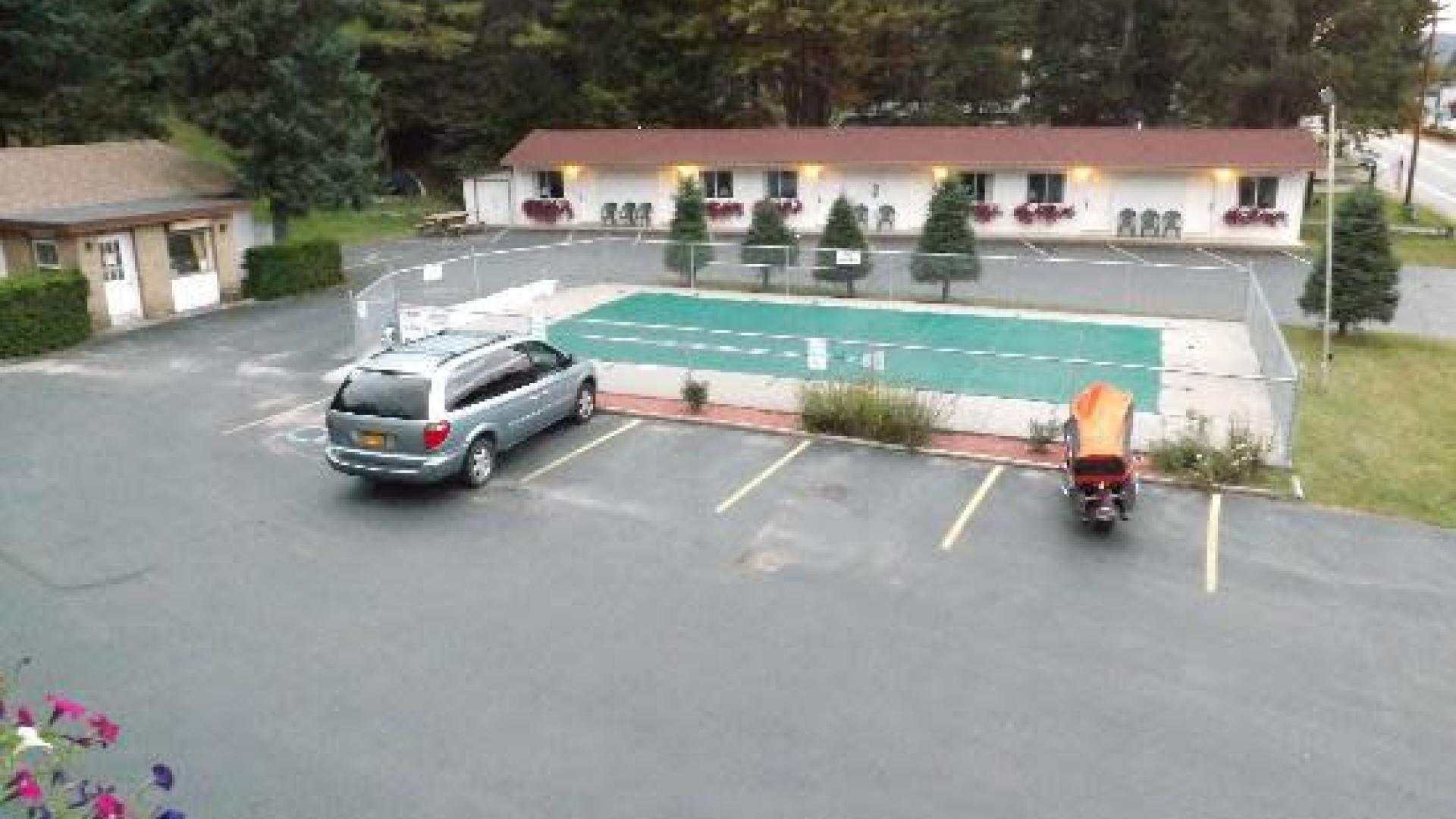 Pool at Carriage House Motor Inn in Lake Placid, NY